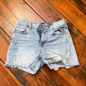GAP Light Wash Denim Cutoff Shorts - Women's Blue Jean Shorts